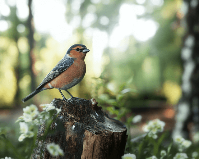 Oiseaux du jardin, 7 portraits de petits emplumés